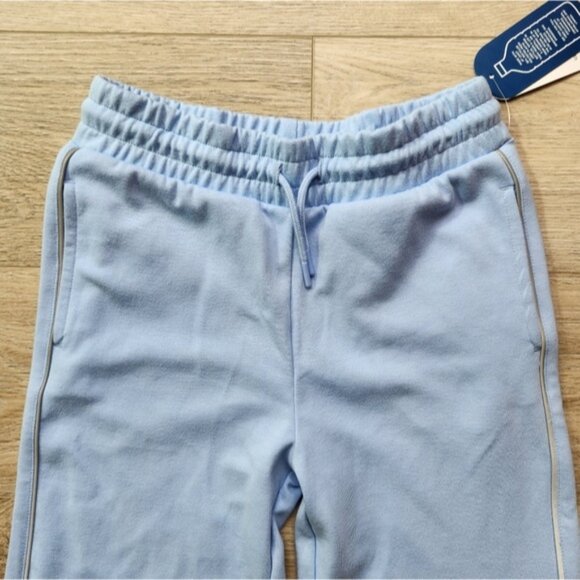MTA Sport Blue Pants Girls Large 10-12 Wide Leg Nwt Athleisure Lounge - Picture 3 of 15
